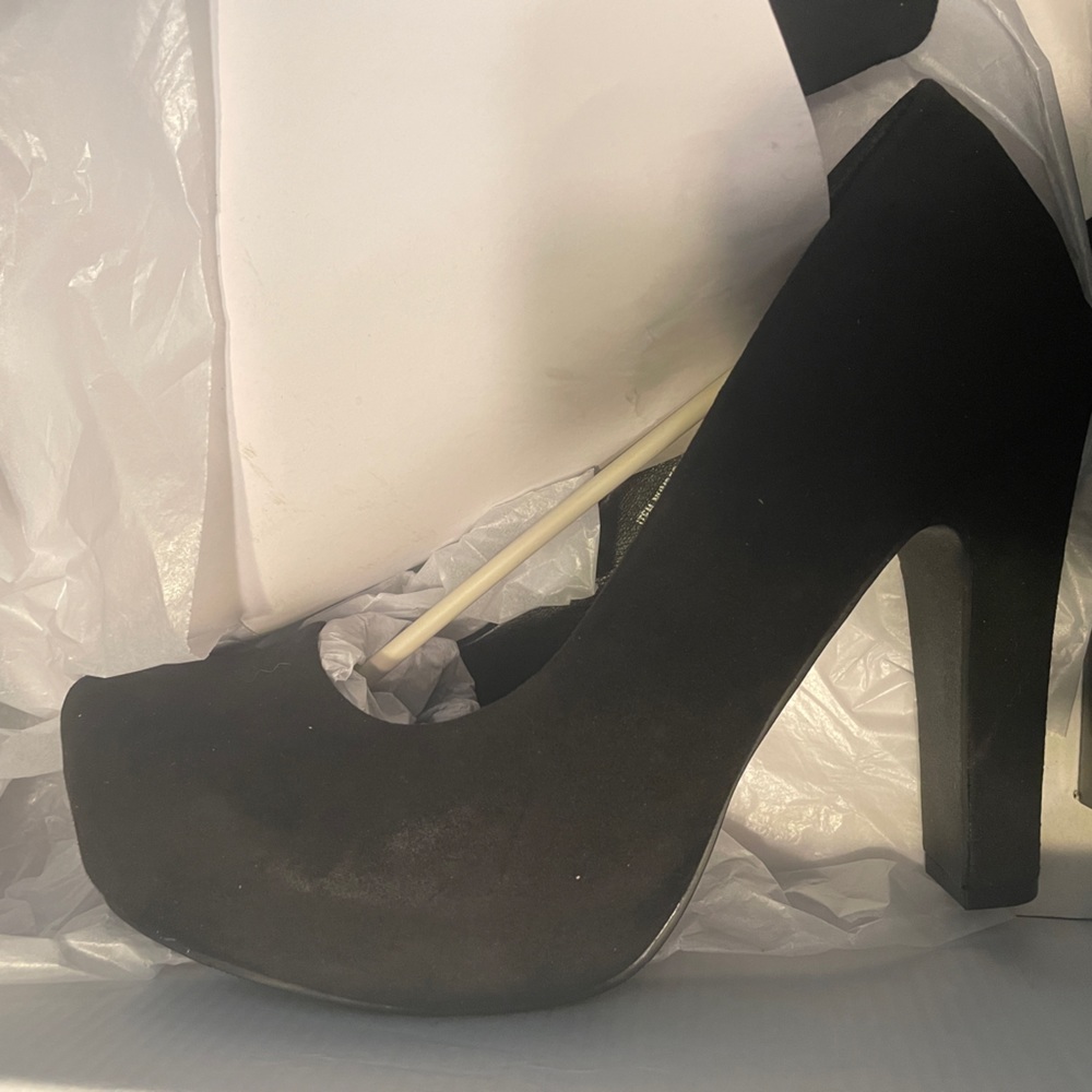 Torrid platform black heels 8.5